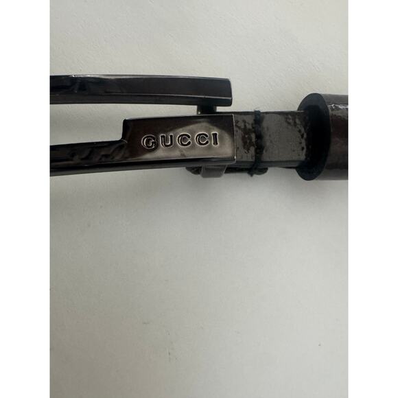 Gucci 10s Black Leather Waist Belt main image 5